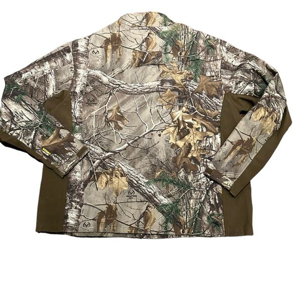 RealTree Scent Factor Mens XXL Camo Full Zip Fleece Lined Jacket - Picture 2 of 11